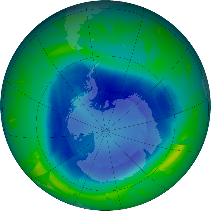 Ozone Map 2010-09-03